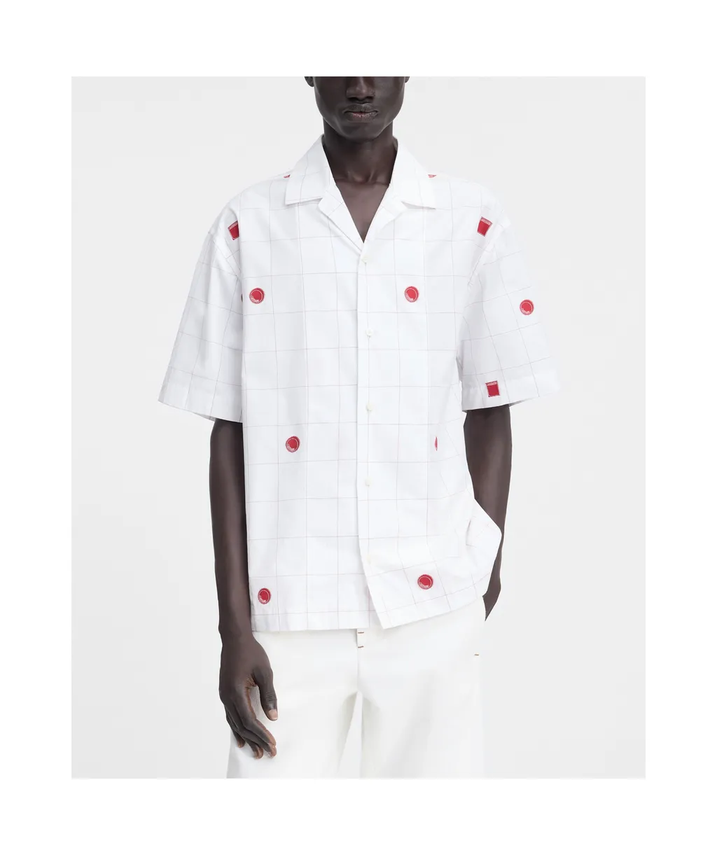 La Chemise Jean Laboratory Jacquard Bowling Shirt