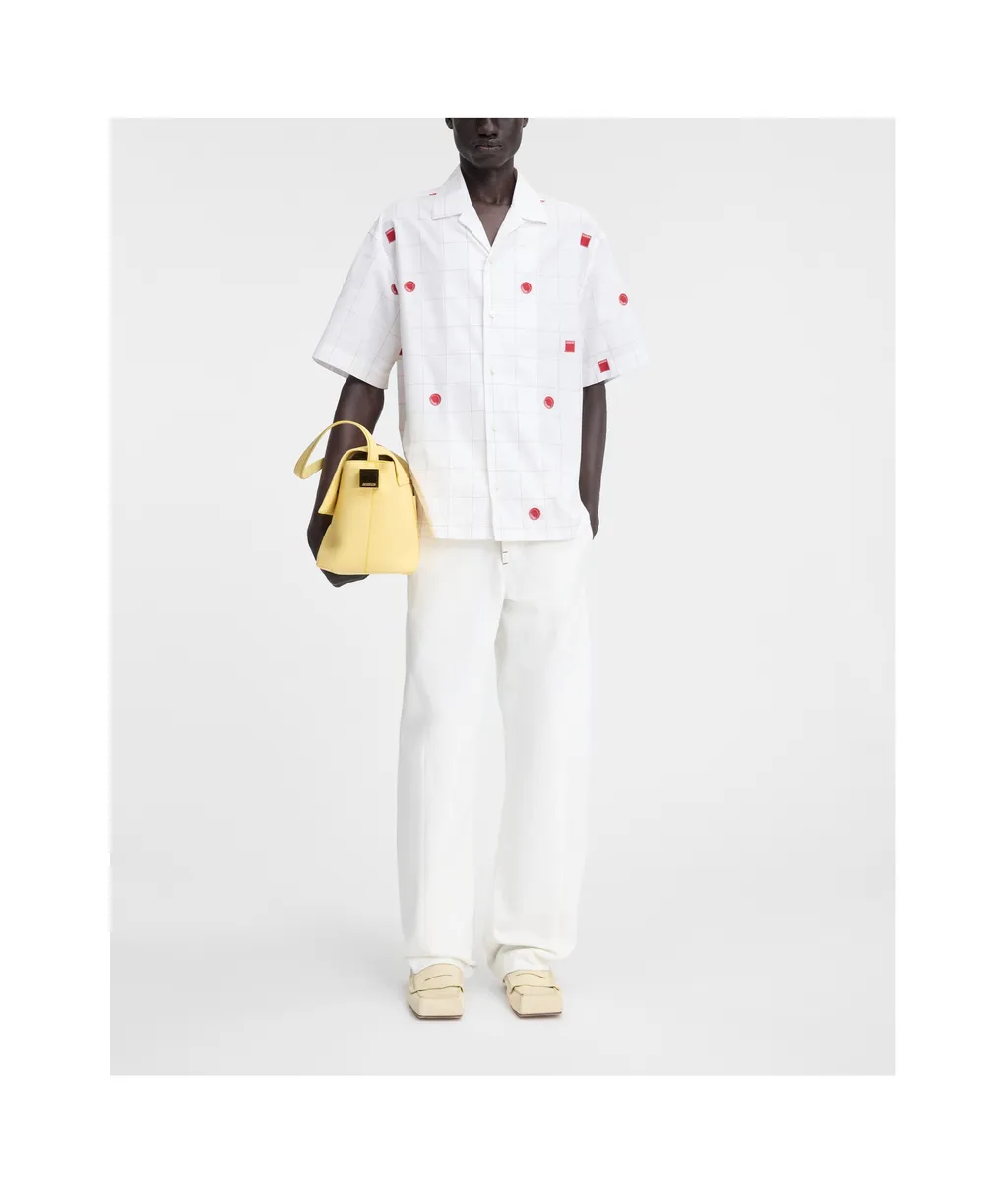 La Chemise Jean Laboratory Jacquard Bowling Shirt