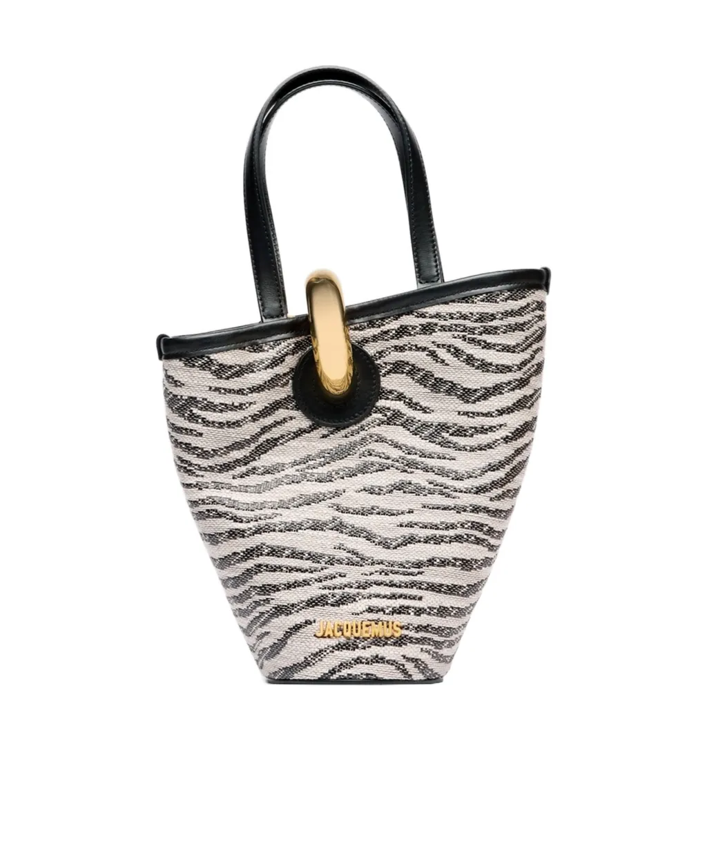 Asymmetrical Mini Bucket Bag
