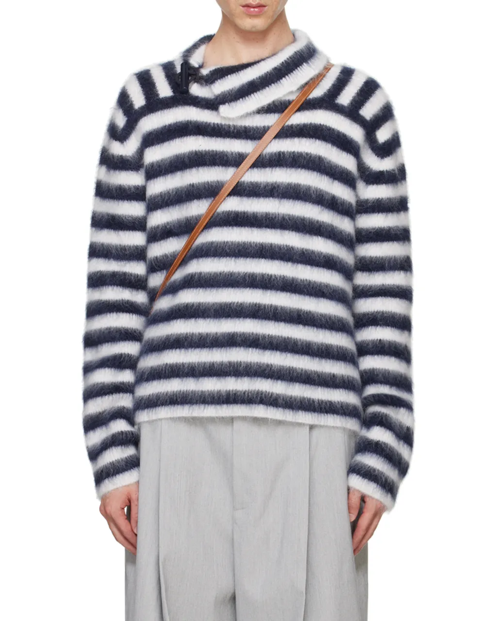 Turtleneck Striped Sweater
