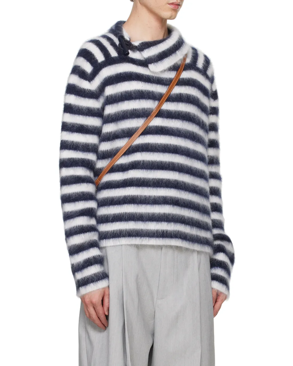 Turtleneck Striped Sweater
