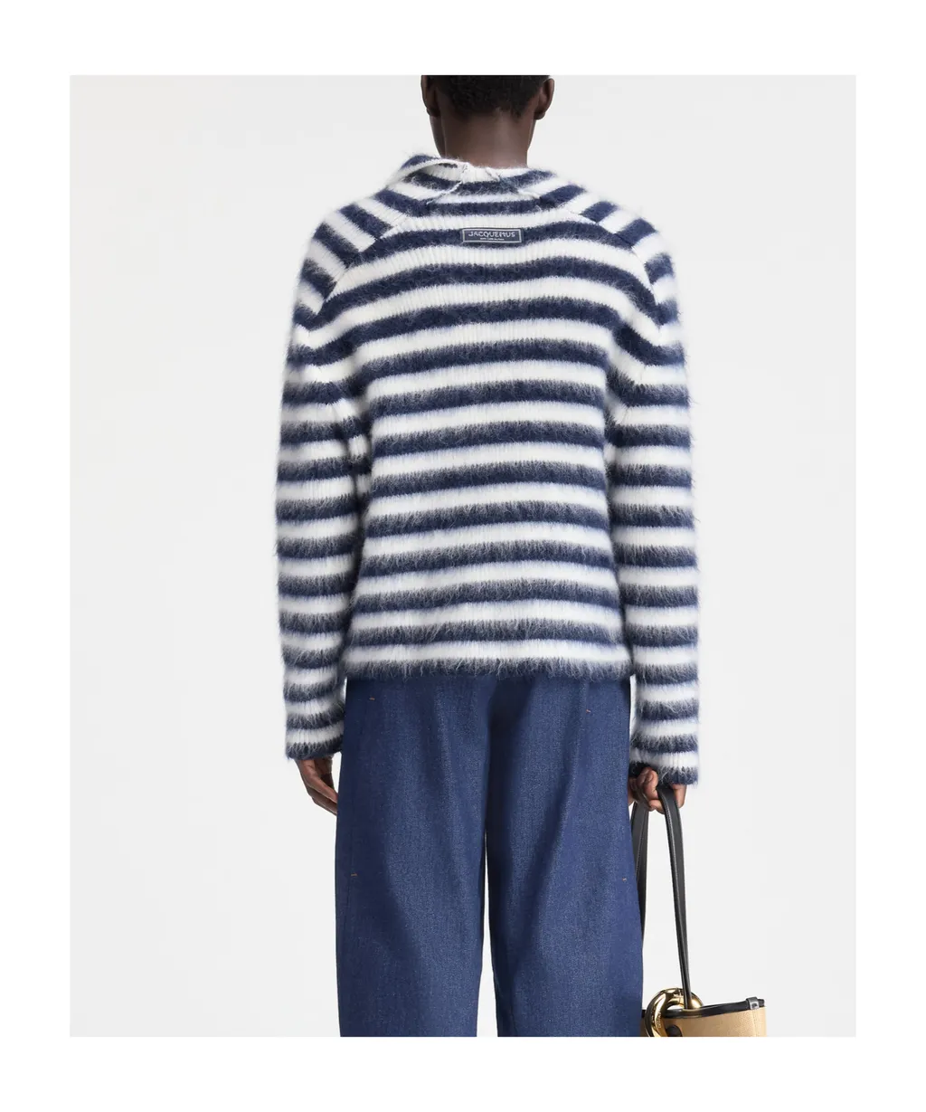 Turtleneck Striped Sweater