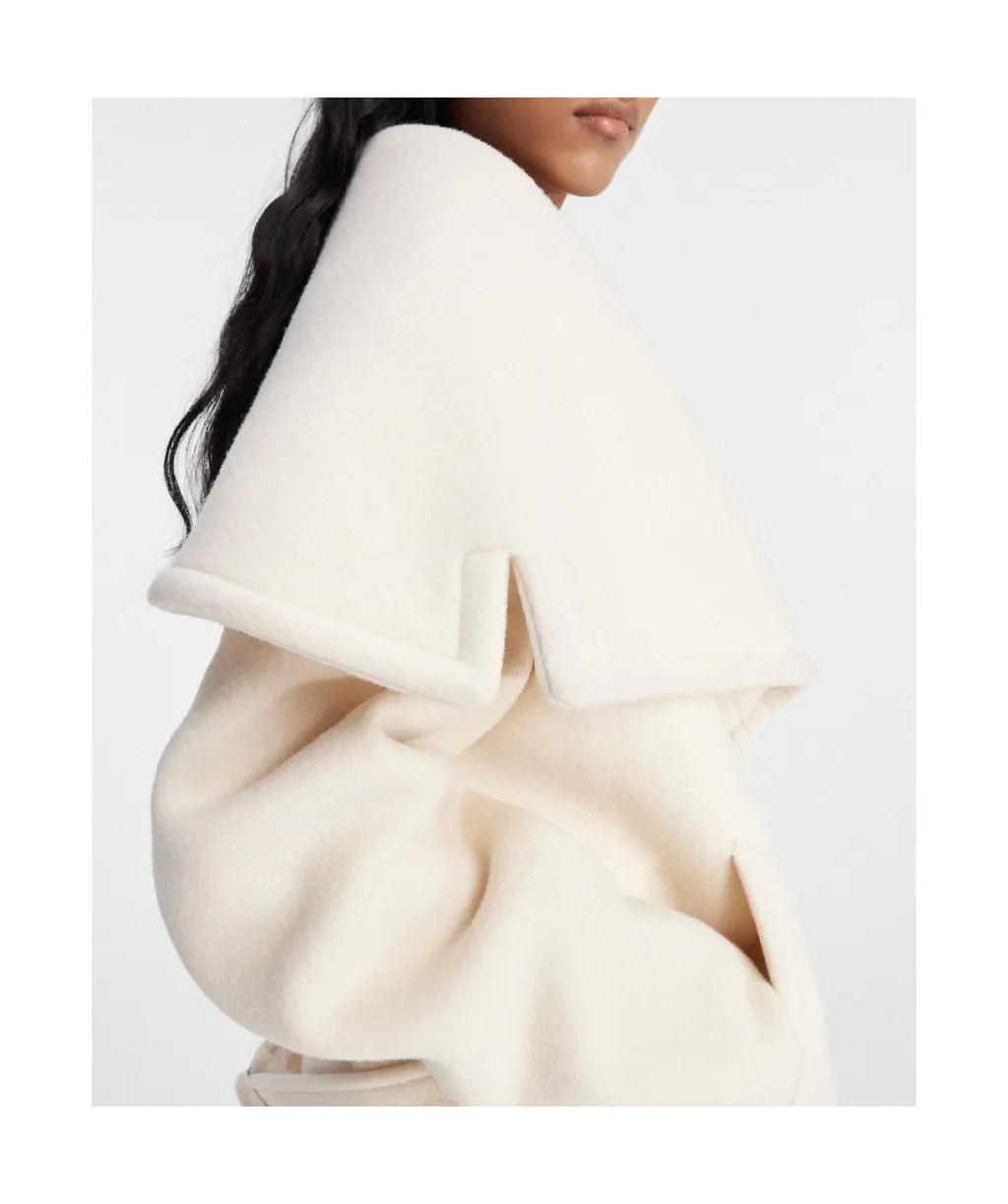 Le Caban Caruso Draped Collar Jacket
