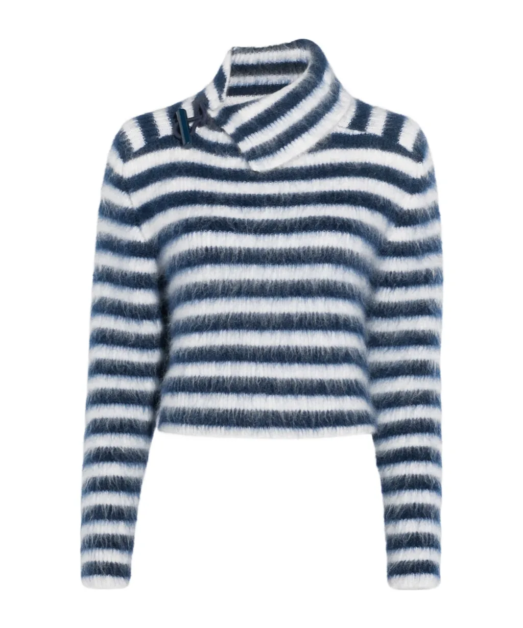Turtleneck Striped Sweater