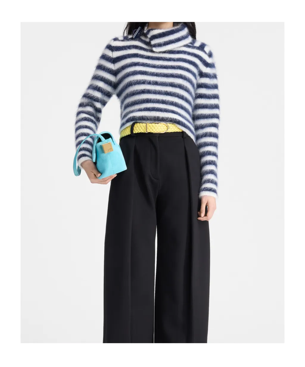 Turtleneck Striped Sweater