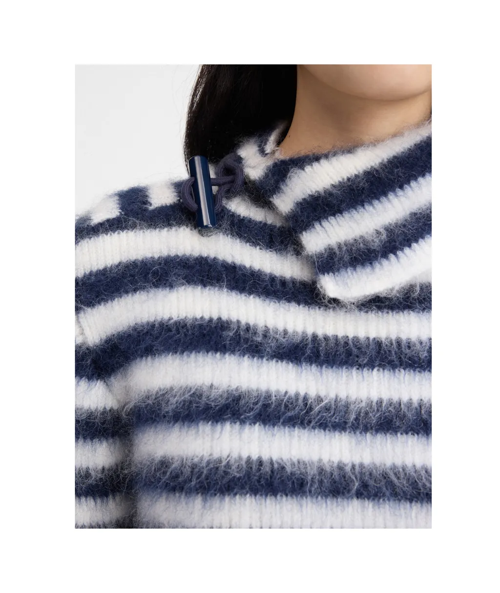 Turtleneck Striped Sweater