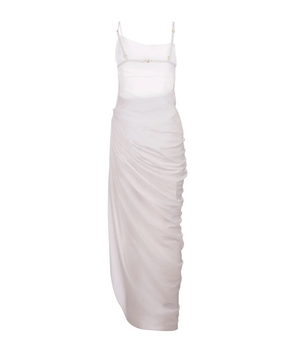 Ruched Strapped Dress