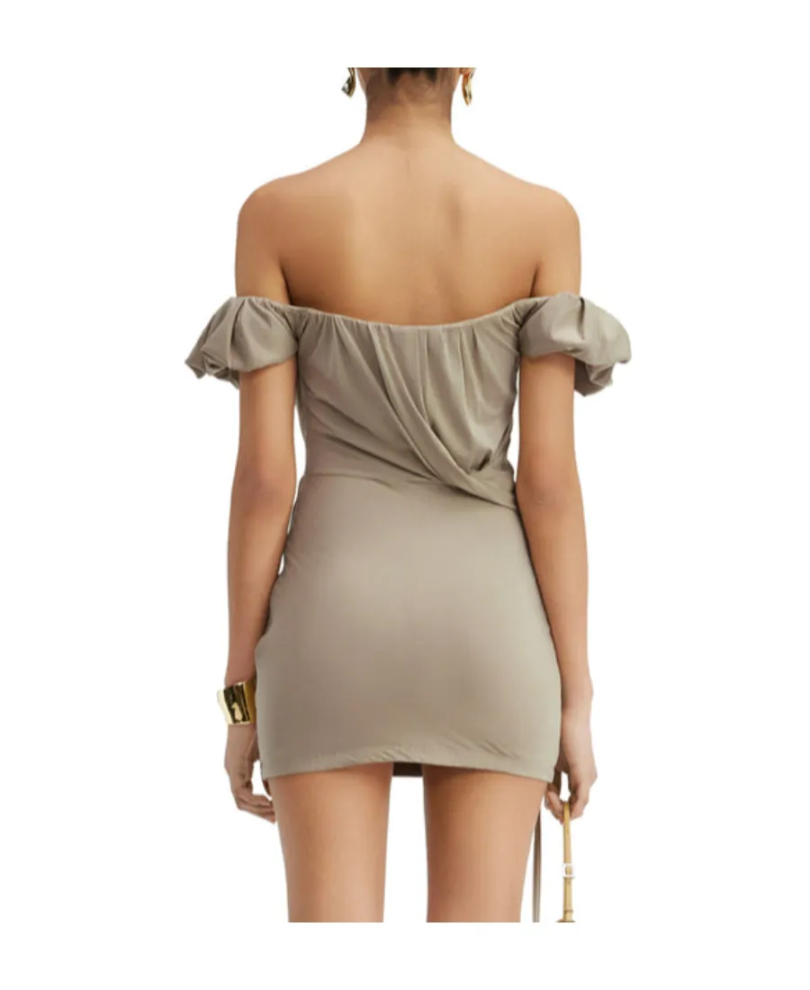 La Robe Ciceri Draped Minidress