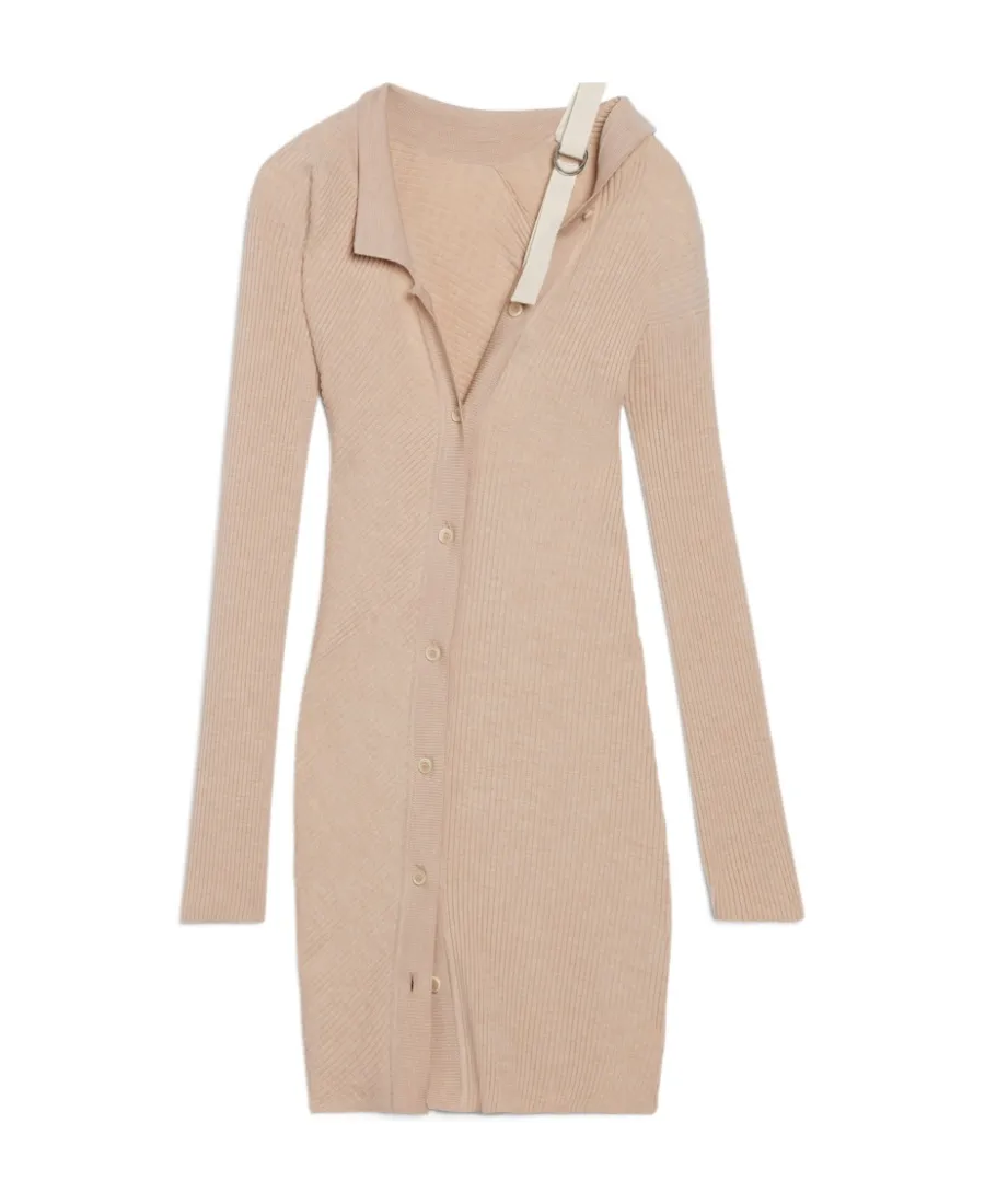 La Robe Maille Colin Ribbed Mini Dress