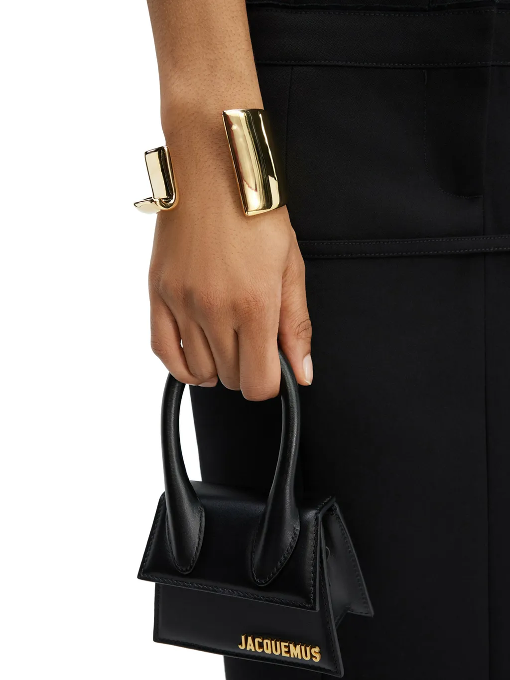 J Sculpted Cuff Bracelet