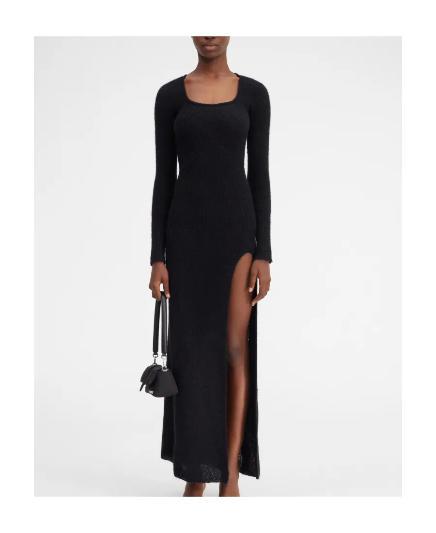 Slit Knitted Dress
