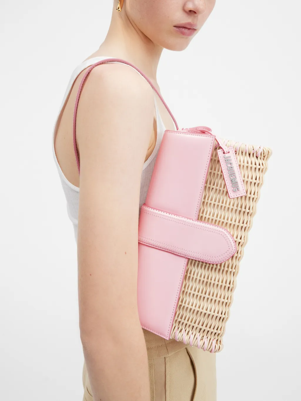 Le Bambino Long Osier Flap Bag