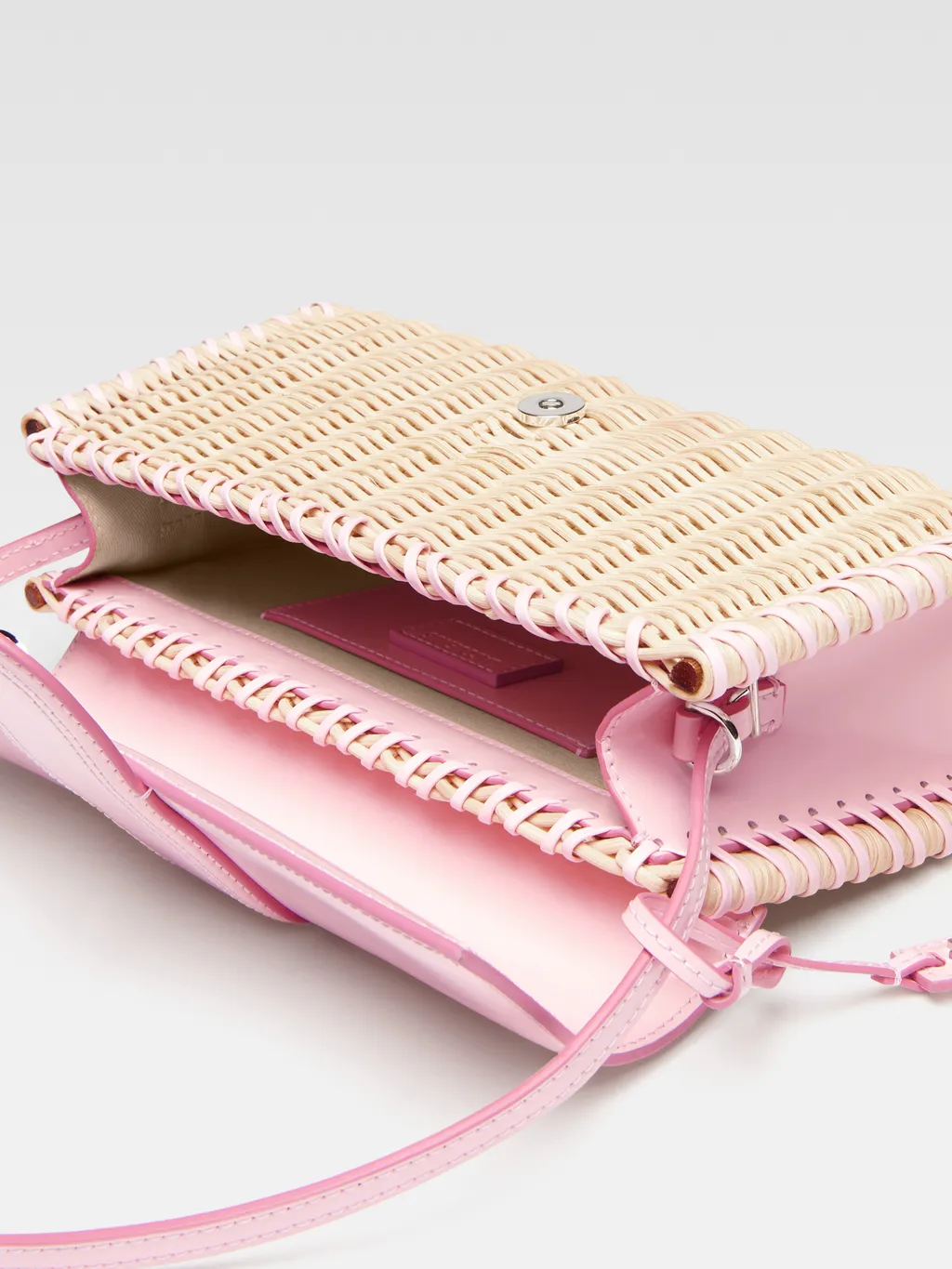 Le Bambino Long Osier Flap Bag