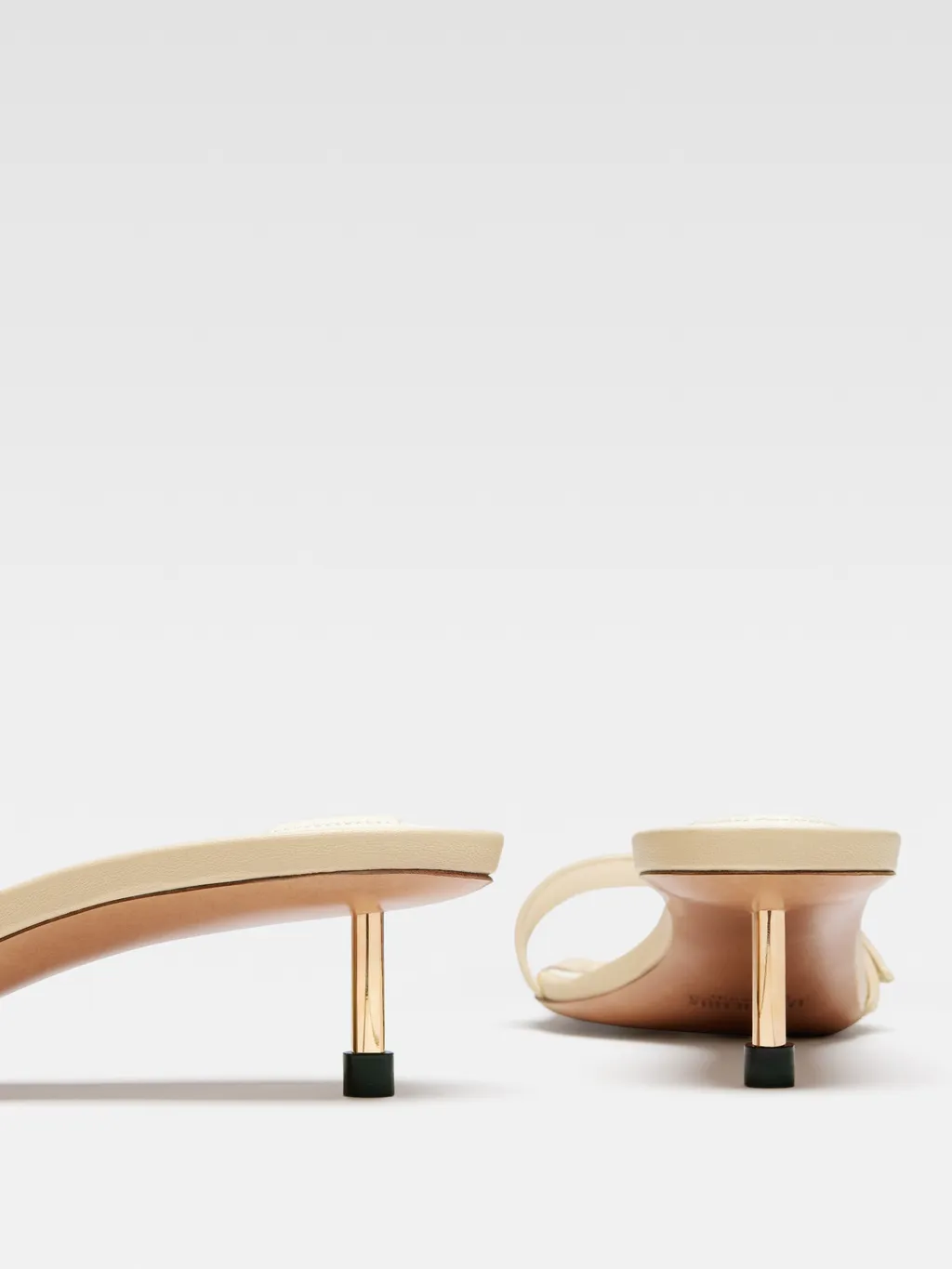 Square-Headed High-Heeled Sandals