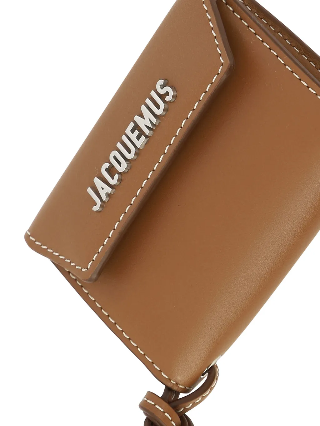 Logo Lettering Neck Strapped Wallet