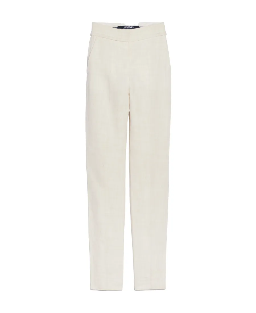 Side Split Straight-Leg Pants