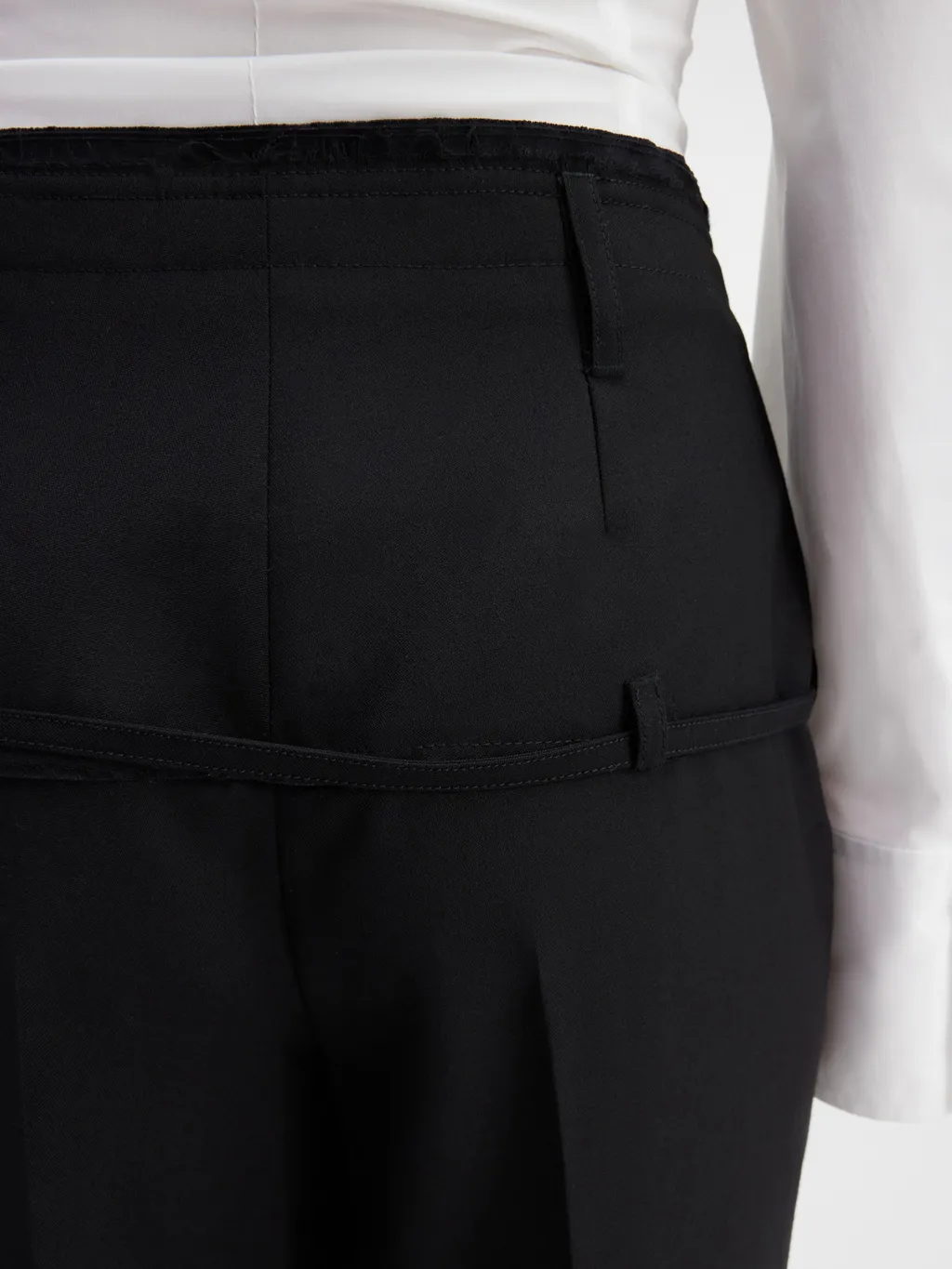 Belted Wide-Leg Pants