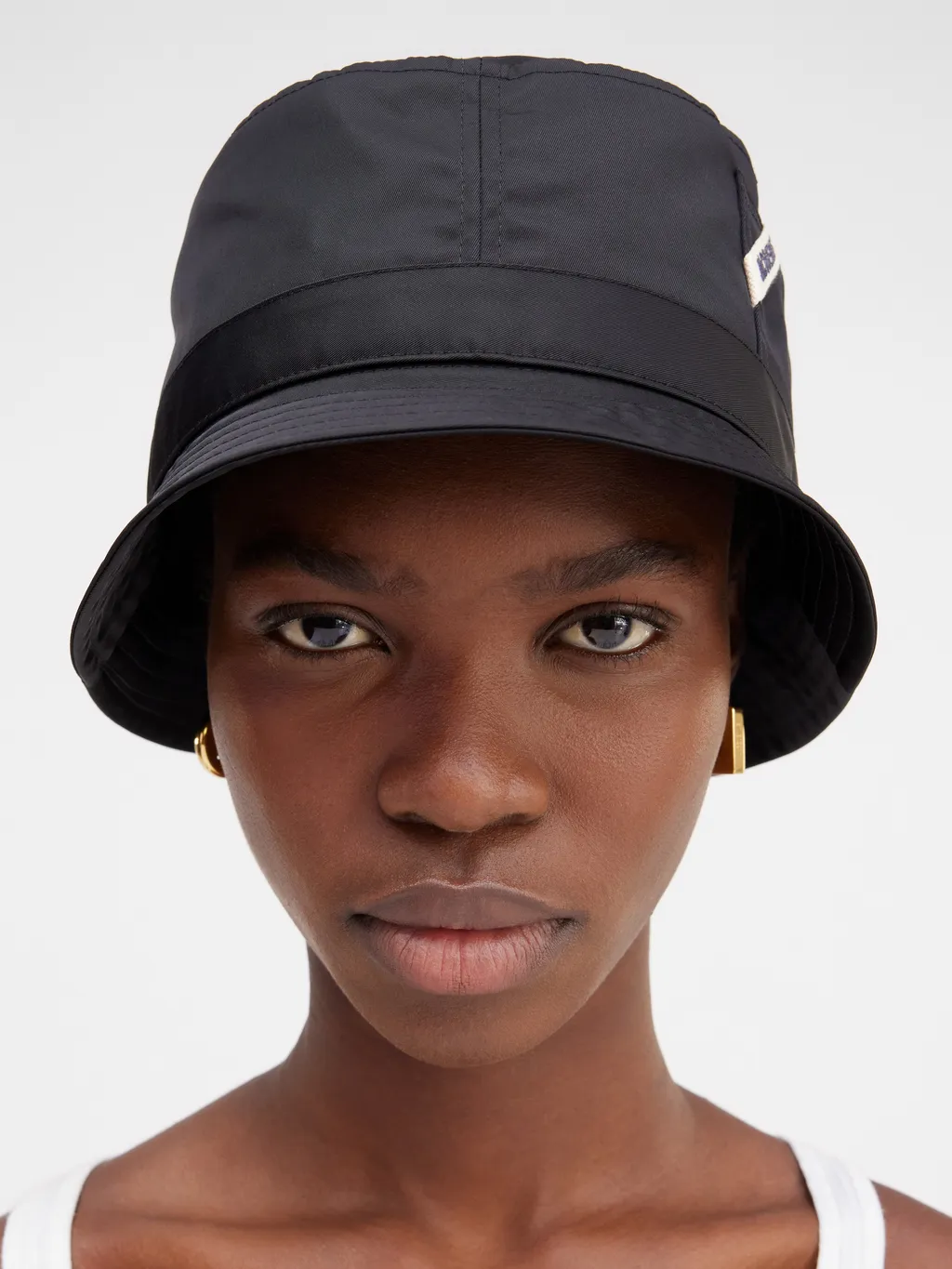 Logo Detailed Bucket Hat
