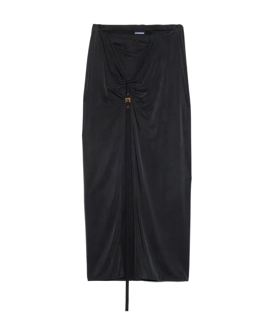 Slit Sarong Skirt