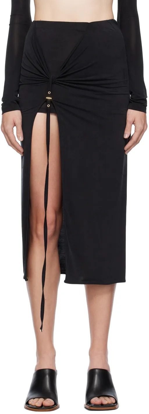 Slit Sarong Skirt