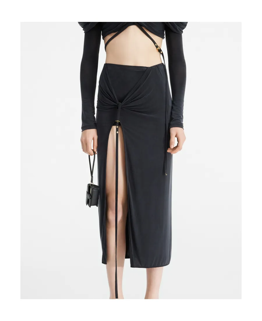 Slit Sarong Skirt