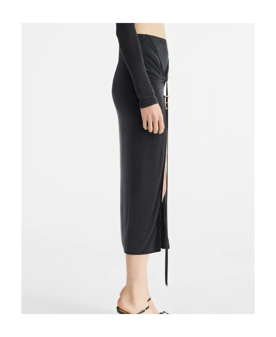 Slit Sarong Skirt