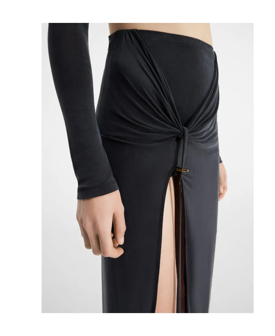 Slit Sarong Skirt
