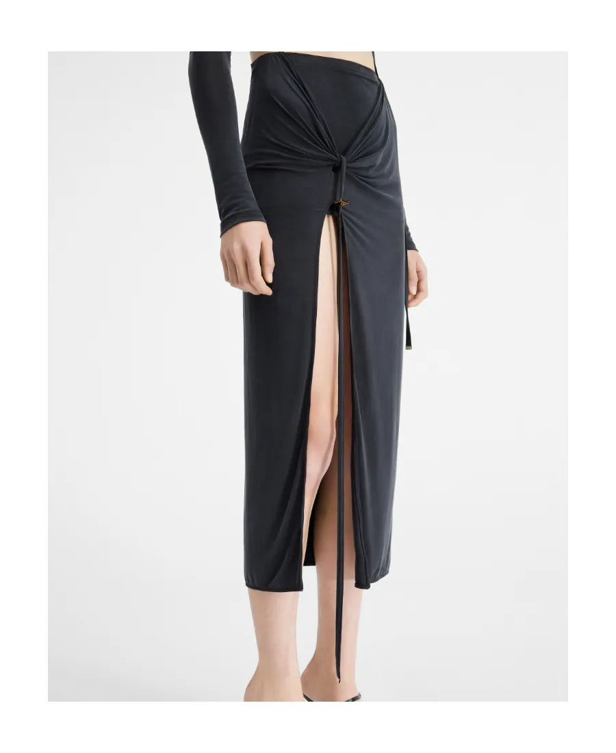 Slit Sarong Skirt