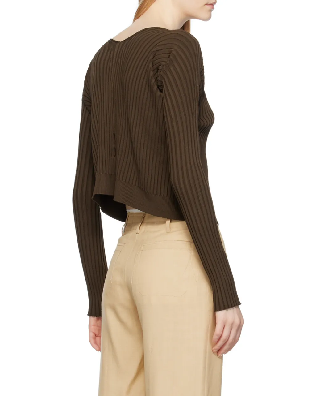 Logo Plaque Long-Sleeved Cardigan
