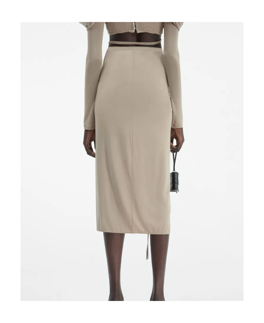 La Jupe Pareo Croissant Midi Skirt