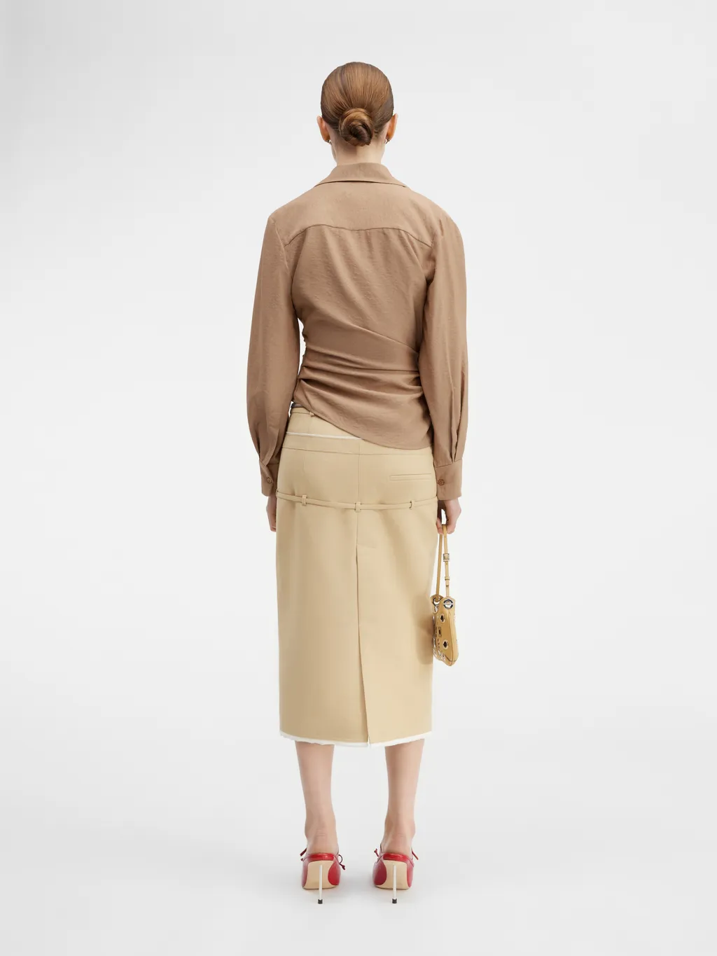 La Chemise Bahia Tied-Sash Shirt