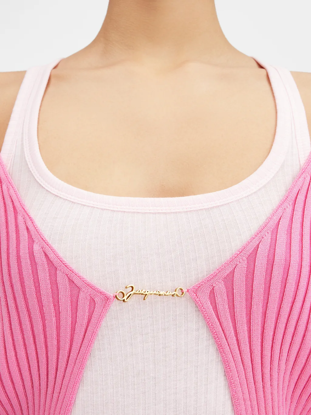 Logo Plaque Long-Sleeved Cardigan