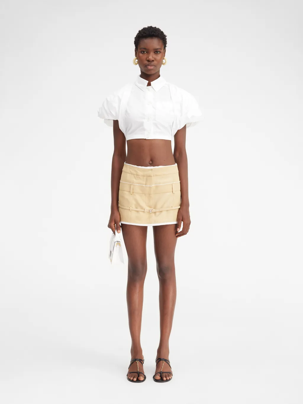 Caraco Low-Rise Mini Skirt