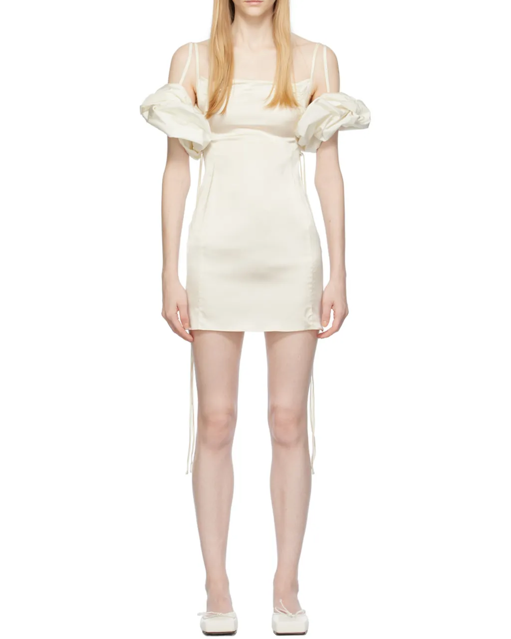 La Mini Robe Chouchou Detachable Sleeves Dress