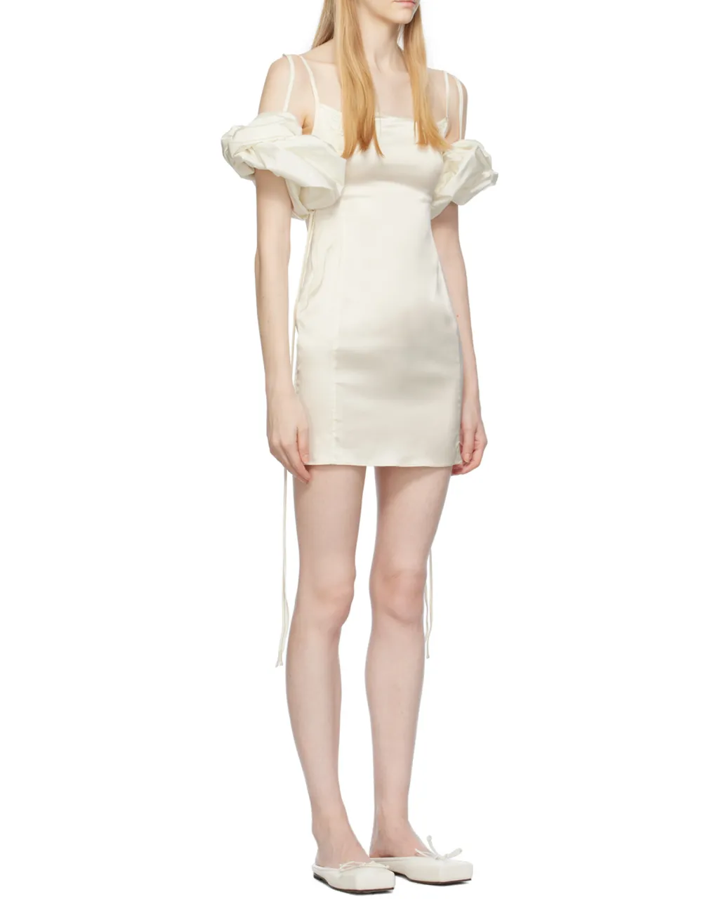 La Mini Robe Chouchou Detachable Sleeves Dress