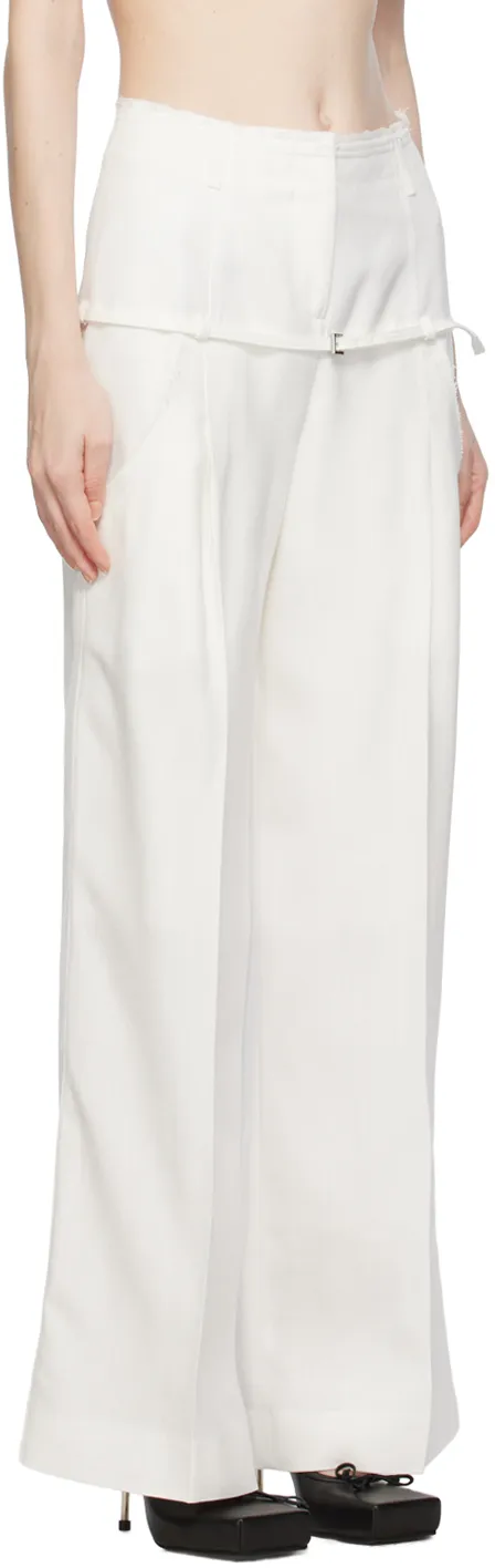 Belted Wide-Leg Pants