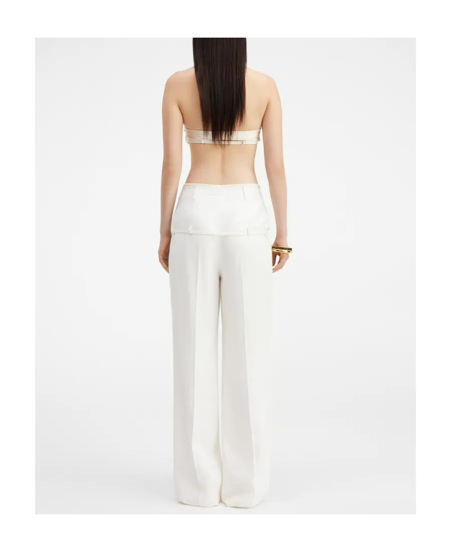 Belted Wide-Leg Pants