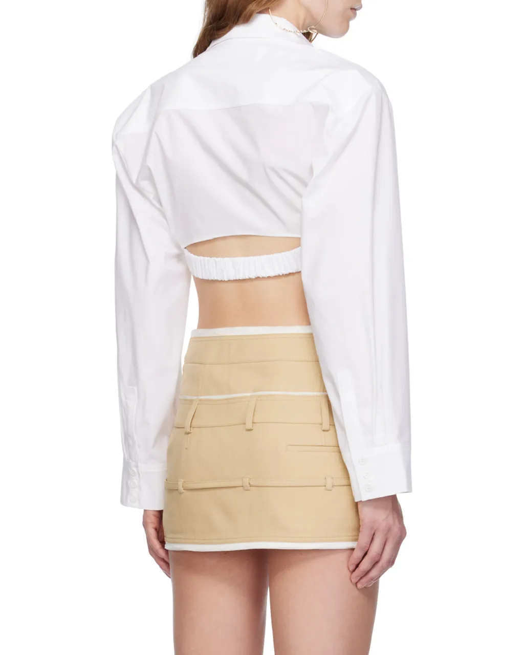 Twisted Cropped Shirt
