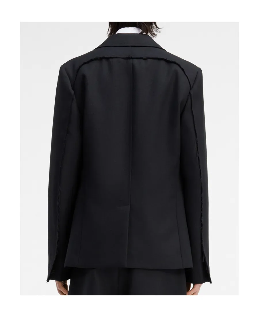 Single-Breasted Virgin Wool Blazer