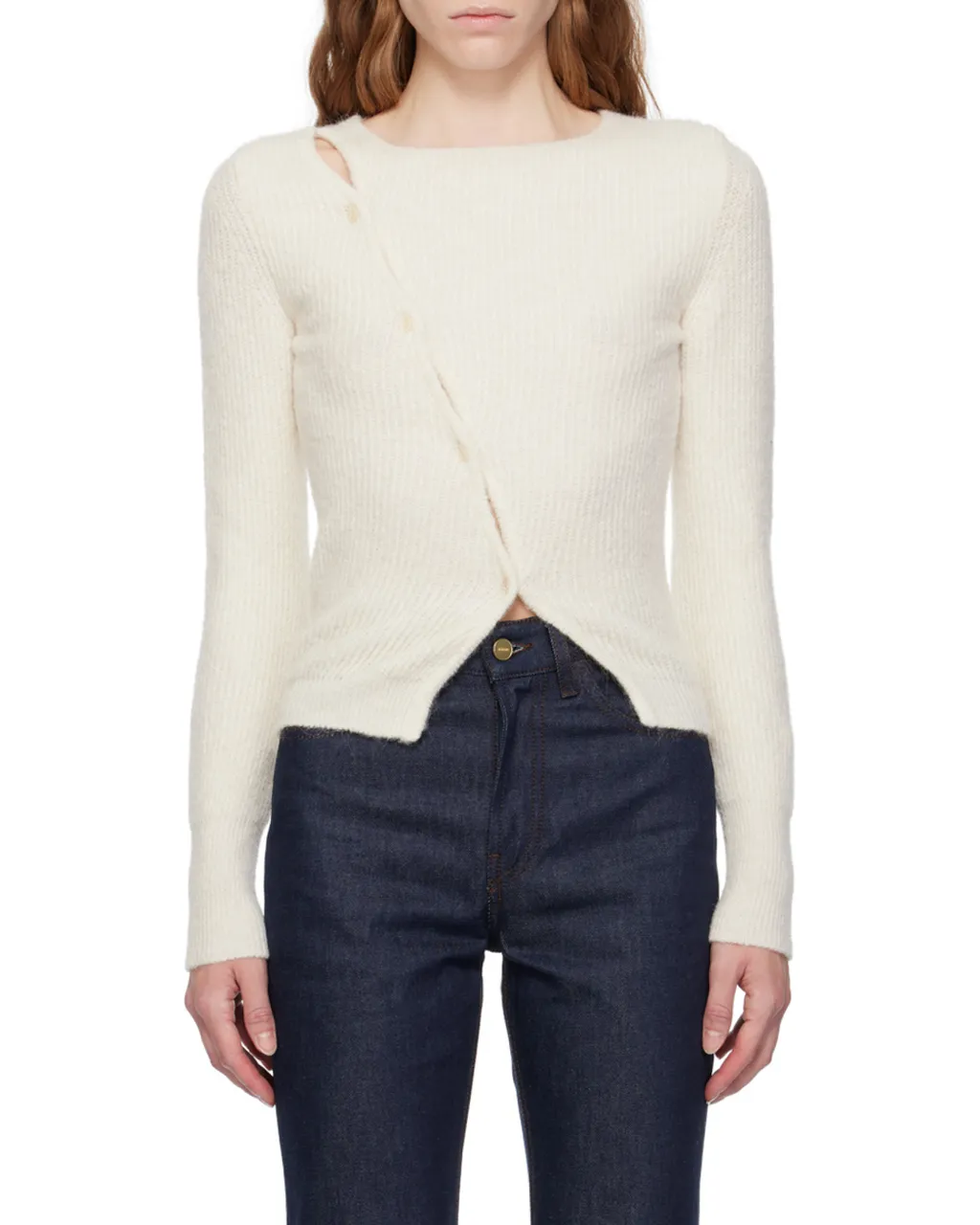 Long-Sleeved Knitted Sweater