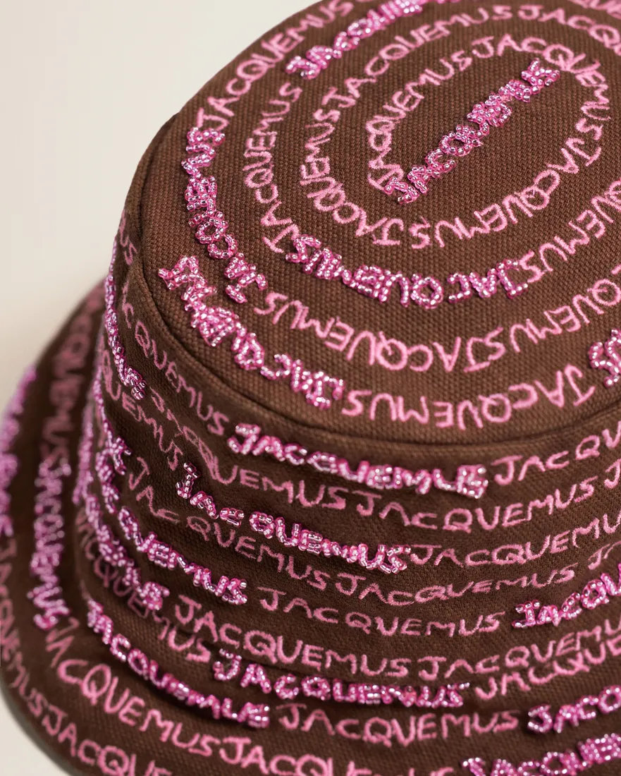 Embroidered Logo Fisherman's Hat