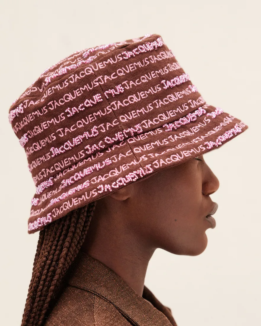Embroidered Logo Fisherman's Hat