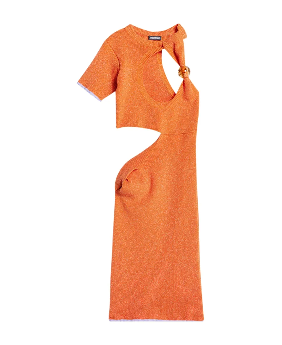 La Robe Brilho Lurex-Knit Minidress