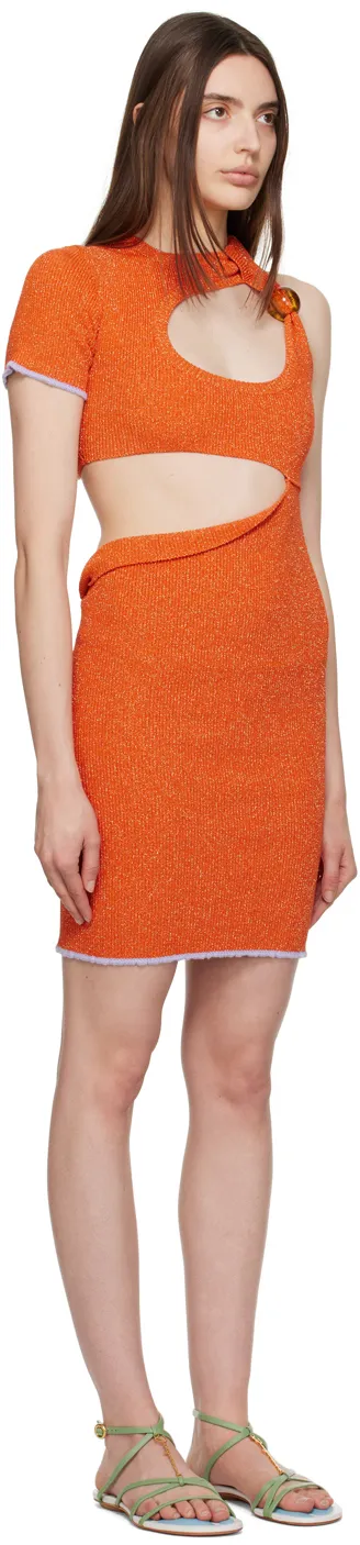 La Robe Brilho Lurex-Knit Minidress