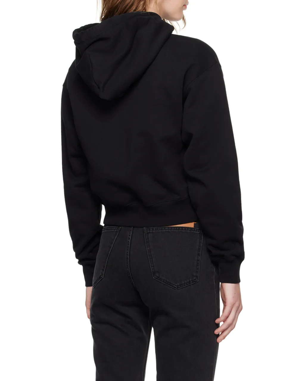 Logo Patch Drawstring Hoodie