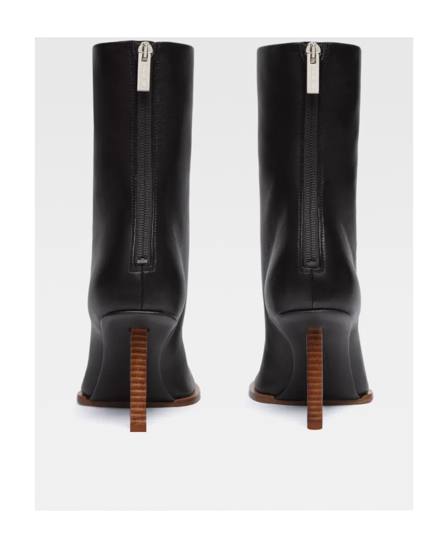 Round Square Ankle Boots