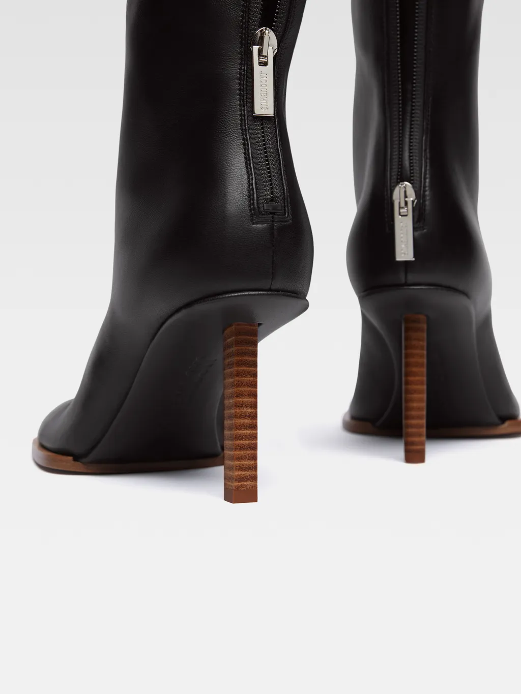 Round Square Ankle Boots