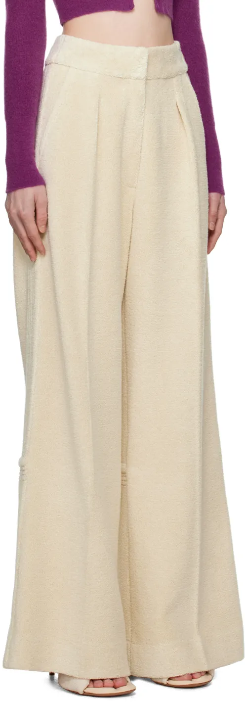 Wide-Leg Flared Trousers