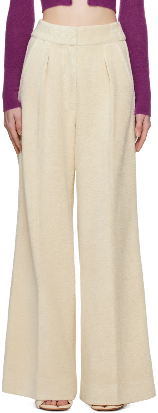 Wide-Leg Flared Trousers