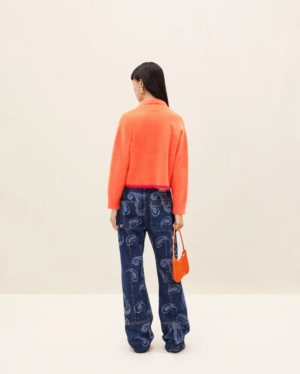 Long-Sleeved Polo Sweater